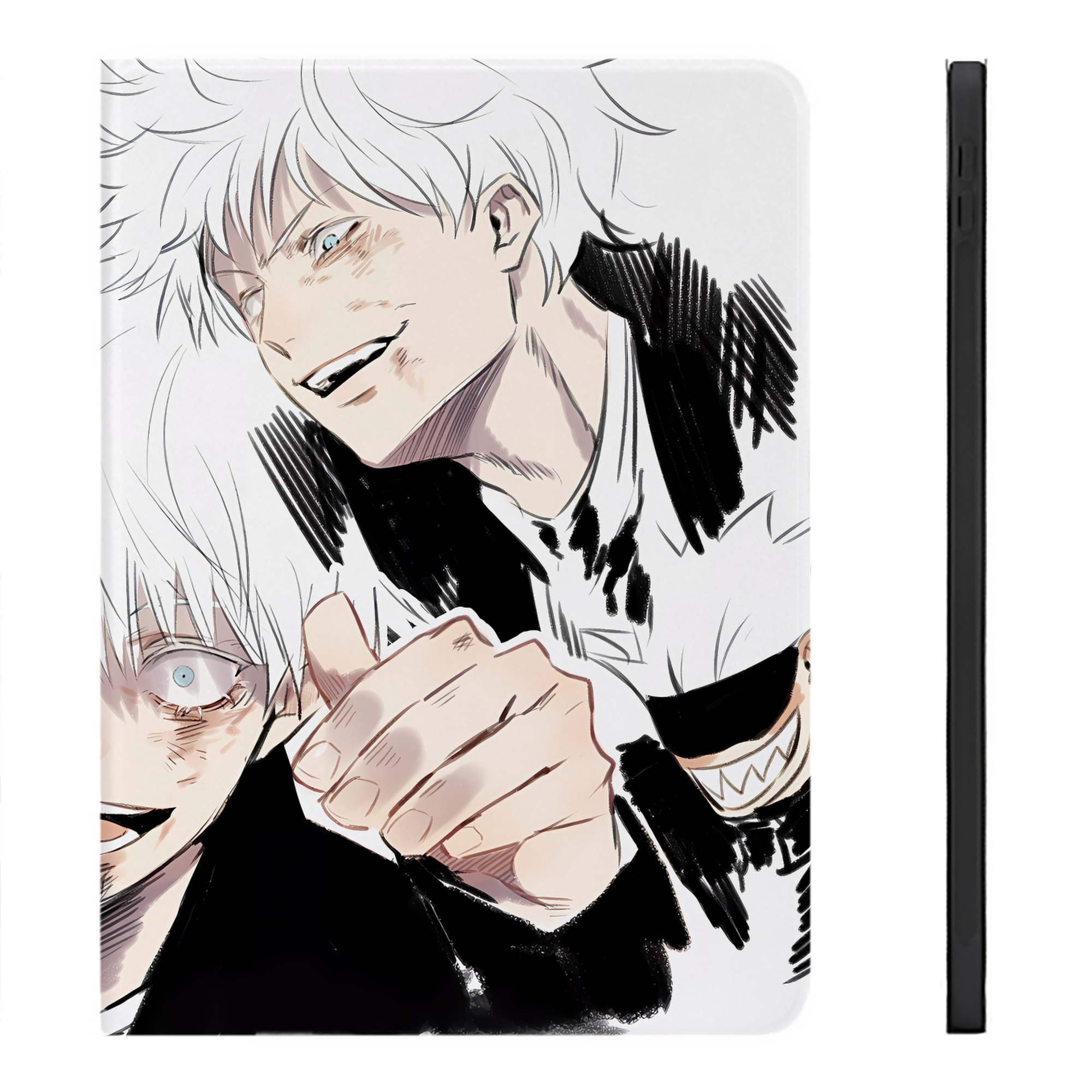 （画像用） 呪術廻戦 Jujutsu Kaisen IPadケース ペンホルダー付き ブックスタイルデザイン